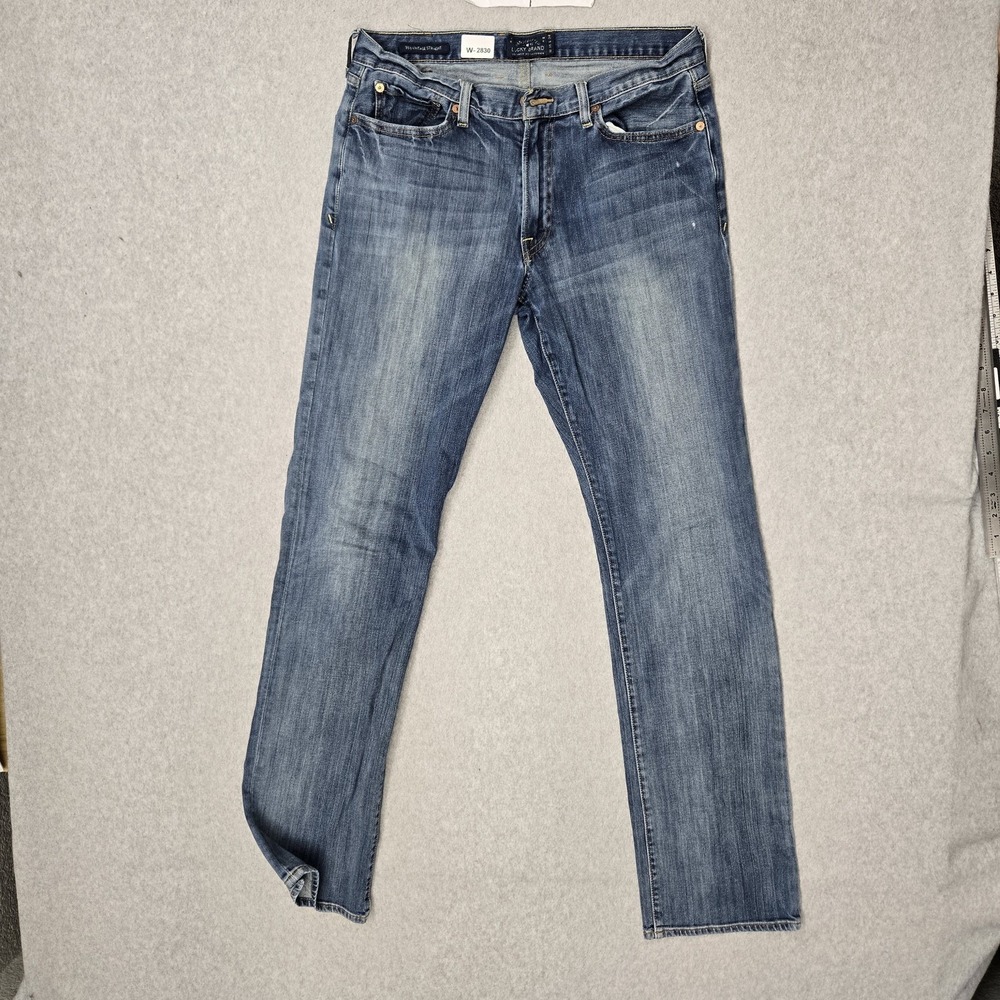 Lucky Brand Men Jeans 31X34 Blue Denim 363 Vintage Straight 34"‎ Inseam